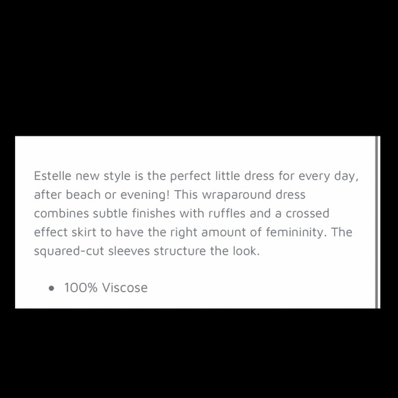 Poupette St. Barth Estelle Wrap Around Dress. - Picture 4 of 6